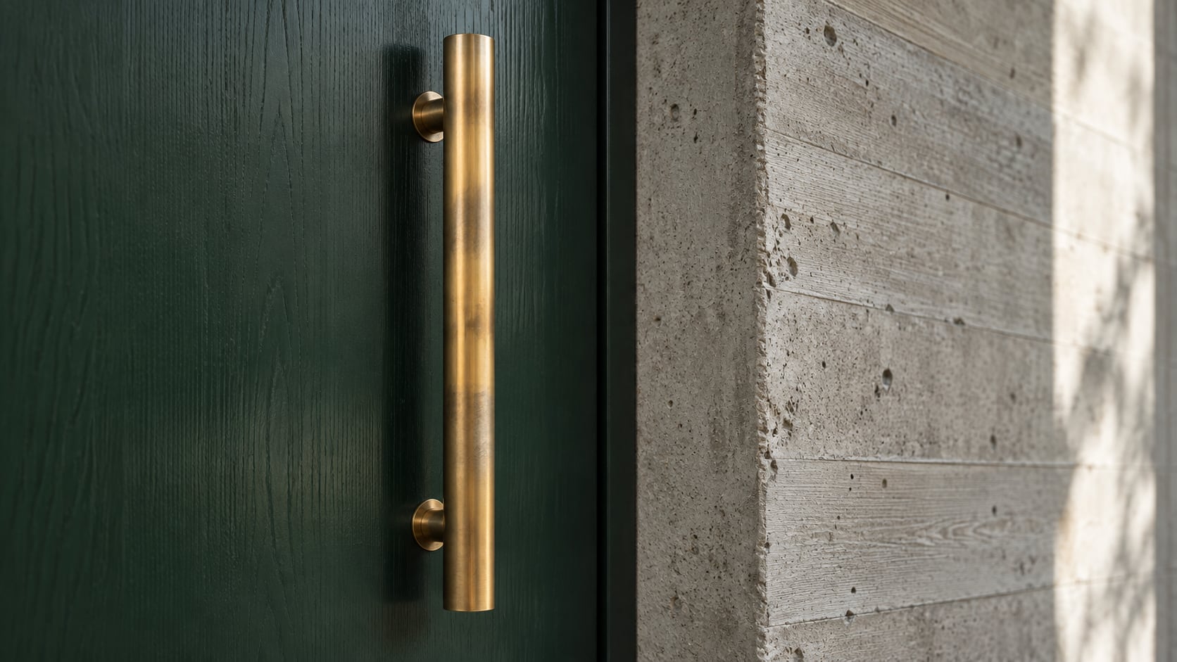 Brushed brass detail